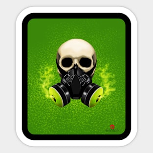Quarantine skulls Sticker